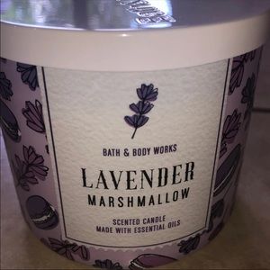 Bath and Body Works Lavender Marshmallow Candle